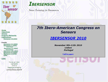 Tablet Screenshot of ibersensor.org